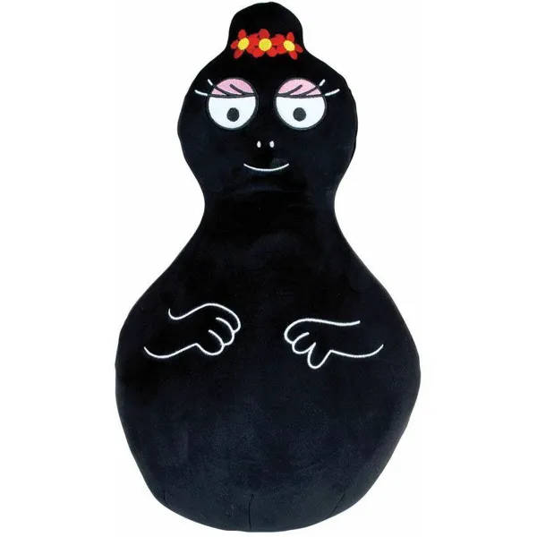Spilvenu komplekts Jemini Barbapapa & Barbamama Melns Rozā 40 cm Plīšs 2 Daudzums
