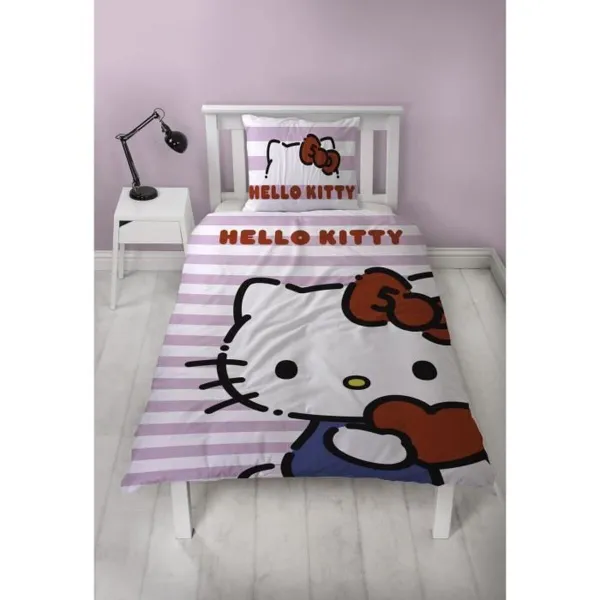 Pārtikas vāka komplekts Hello Kitty 25 x 5 x 30 cm Rozā Gulta 140 2 Daudzums