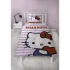 Antklodės užvalkalų rinkinys Hello Kitty 25 x 5 x 30 cm Rožinė Lova 140 2 Dalys
