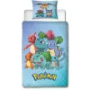 Antklodės užvalkalų rinkinys Pokémon 25 x 4 x 30 cm Mėlyna Lova 140 2 Dalys