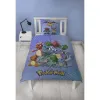 Antklodės užvalkalų rinkinys Pokémon 25 x 4 x 30 cm Mėlyna Lova 140 2 Dalys