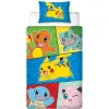 Pussilakanasetti Pokémon Monivärinen Sänky 140 2 Kappaletta