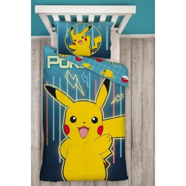 Pussilakanasetti Pokémon Keltainen Sänky 140 2 Kappaletta