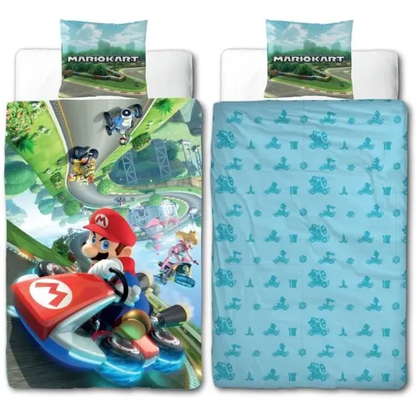 Pussilakanasetti Mario Bros Monivärinen Sänky 140 2 Kappaletta