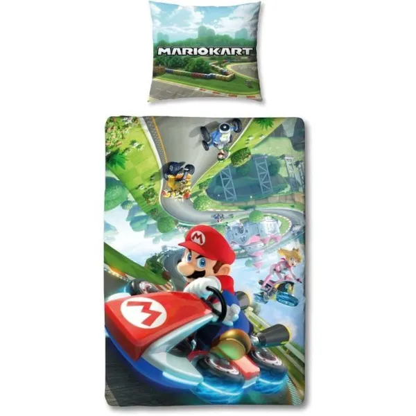 Pārtikas vāka komplekts Mario Bros Daudzkrāsains Gulta 140 2 Daudzums