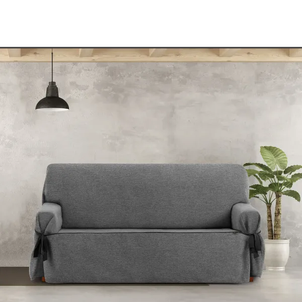 Sofa Cover Eysa VALERIA Dark grey 100 x 110 x 230 cm