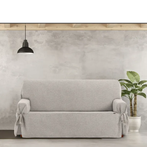 Sofa Cover Eysa VALERIA Light grey 100 x 110 x 230 cm