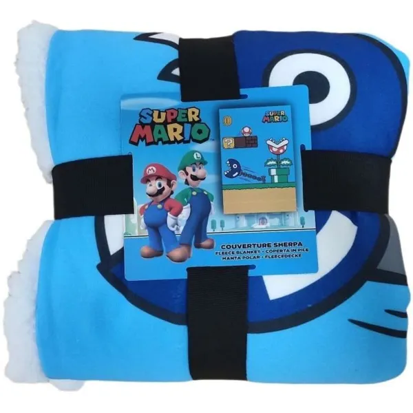 Одеяло Mario Bros 31 x 8 x 31 cm Разноцветный Шотландские картины