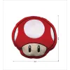Подушка Mario Bros 43 x 3 x 43 cm Белый Красный полиэстер грибной