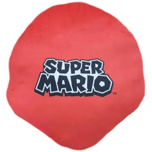Cushion Mario Bros 41 x 3 x 41 cm Blue White Brown Black Red Beige Polyester Face