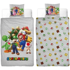 Pārtikas vāka komplekts Mario Bros Daudzkrāsains Gulta 140 2 Daudzums