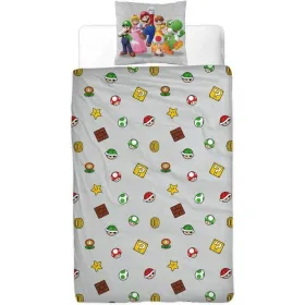 Pārtikas vāka komplekts Mario Bros Daudzkrāsains Gulta 140 2 Daudzums