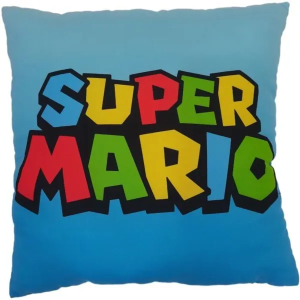 Подушка Mario Bros 41 x 3 x 39 cm Разноцветный полиэстер Детский