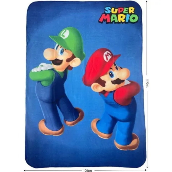 Antklodė Mario Bros 25 x 7 x 13 cm Spalvotas gyvūnai