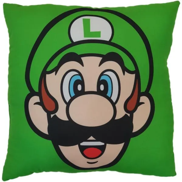 Подушка Mario Bros 39 x 3 x 41 cm Разноцветный полиэстер печатные Детский