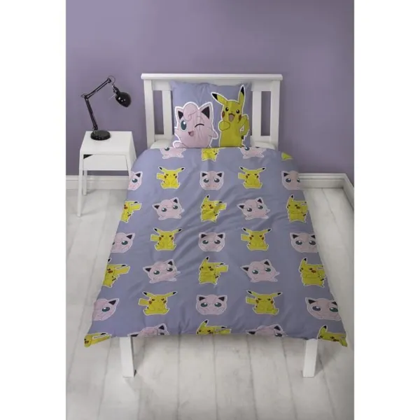 Комплект чехлов для одеяла Pokémon 25 x 4 x 30 cm Разноцветный 140 кровать 2 Предметы