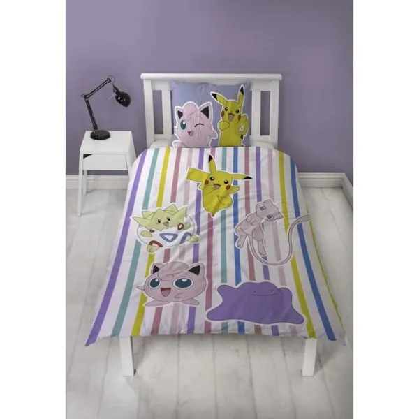 Комплект чехлов для одеяла Pokémon 25 x 4 x 30 cm Разноцветный 140 кровать 2 Предметы