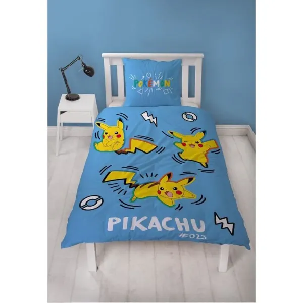 Antklodės užvalkalų rinkinys Pokémon Mėlyna 2 Dalys