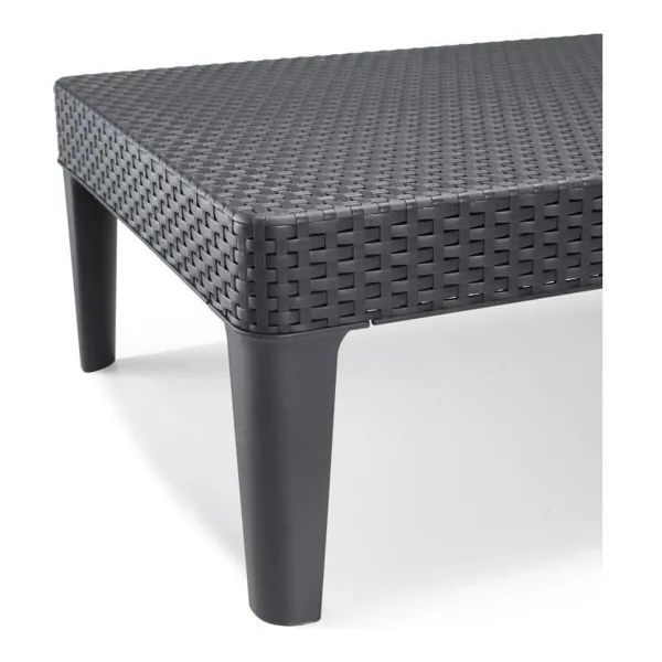 Šezlongas Allibert Jaipur Tumman harmaa 187 x 58 x 29 cm