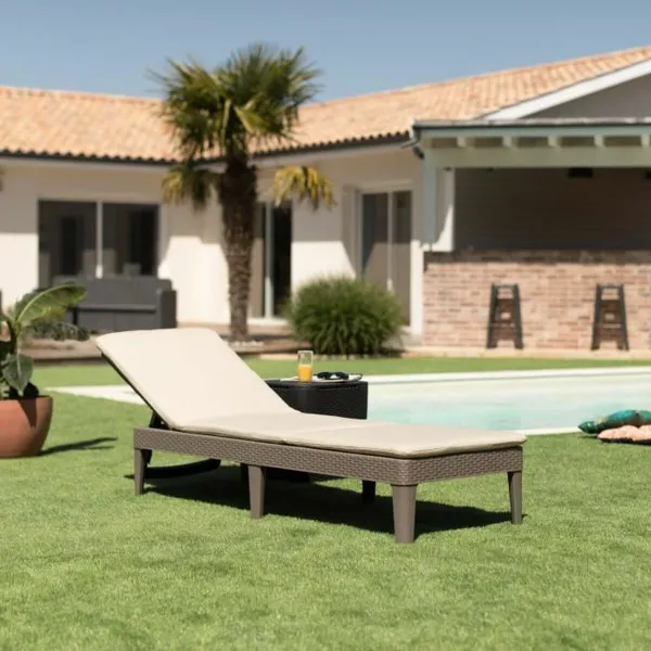 Leżak Algon Allibert Pruun 187 x 58 x 29 cm
