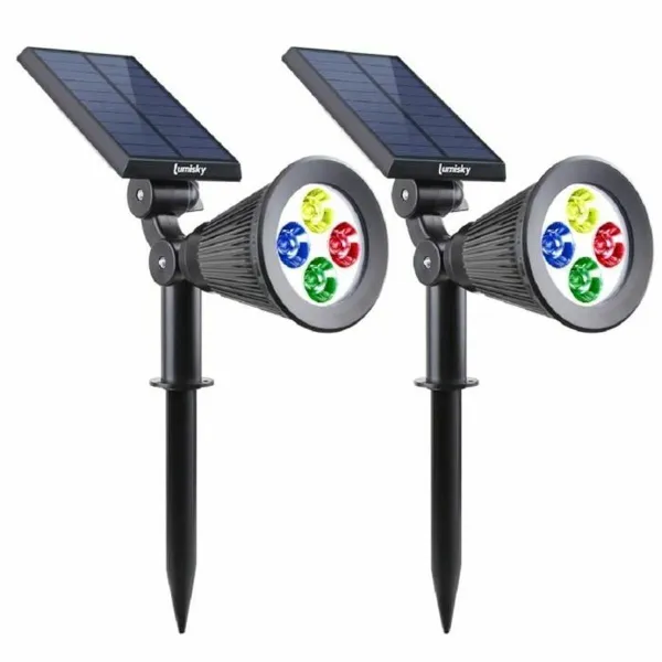 Солнечный светильник Lumisky Чёрный rouge 200 Lm (2 Предметы) (2 штук)