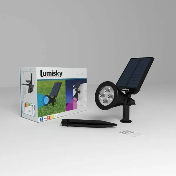 Солнечный светильник Lumisky Чёрный rouge 200 Lm (2 Предметы) (2 штук)