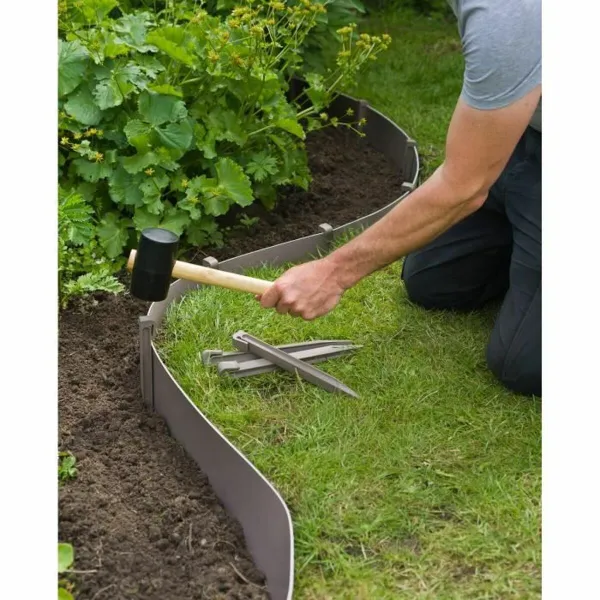 Separator Nature 6040635 Grey Polyethylene Plastic