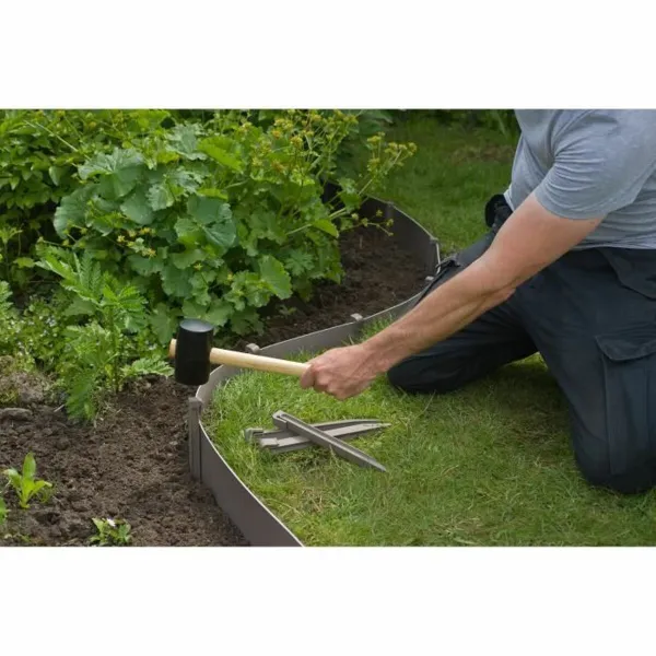 Separator Nature 6040635 Grey Polyethylene Plastic