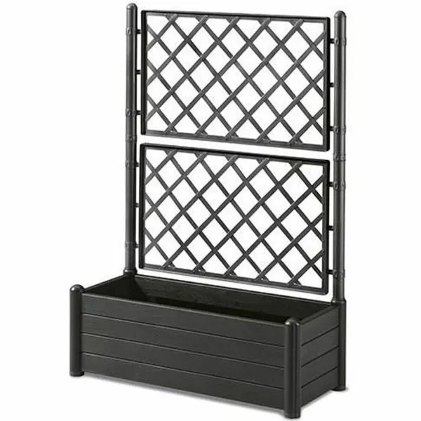 Подставка под цветочный горшок Stefanplast Прямоугольный 100 x 43 x 142 cm Графитовый