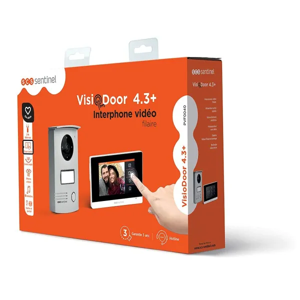 Смарт-видео-домофон SCS SENTINEL Visiodoor 4.3 Алюминий