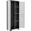Plaukti KIS 9726000 0616 02 Melns/Pelēks Sveķi Plastmasa 68 x 39 x 173 cm