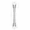 Shower Hose Rousseau Grey Stainless steel 185 cm