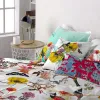 Set of cushion covers HappyFriday Birds of paradise Multicolour 2 Pieces