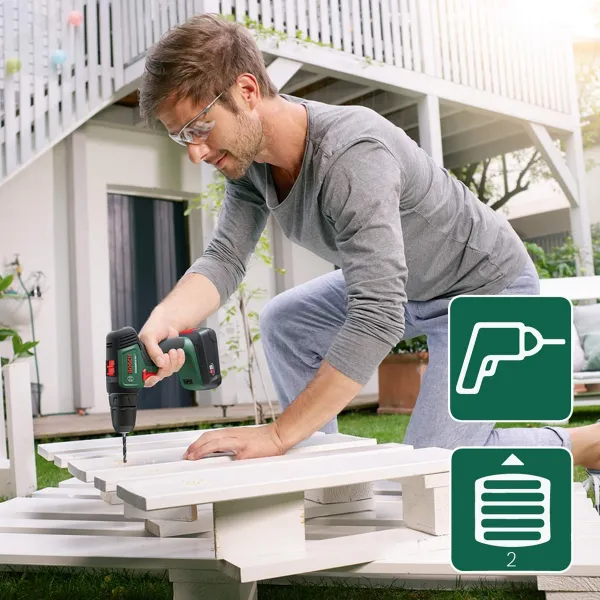 Vairuotojo grąžtas BOSCH UniversalDrill Belaidis 18 V