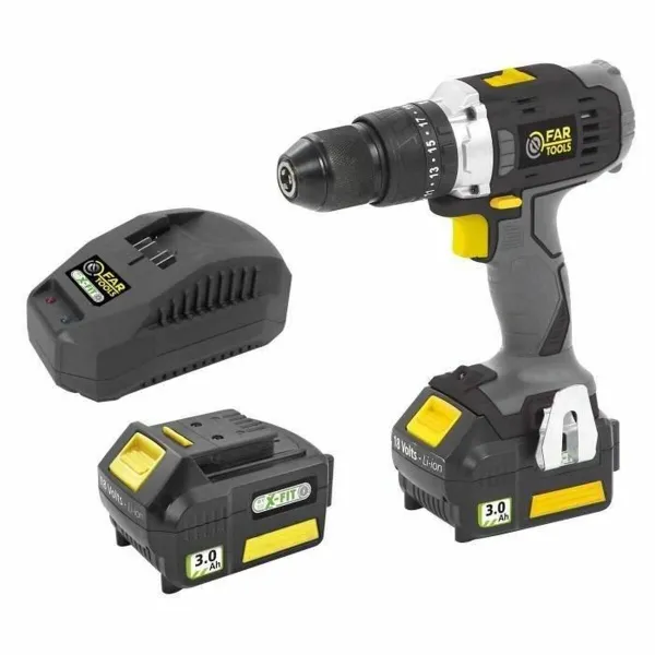Pora ja tarvikesetti Fartools 18 V 40 Nm