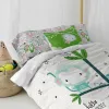 Cushion cover HappyFriday Moshi Moshi Macaque Multicolour 50 x 30 cm