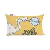 Cushion cover HappyFriday Moshi Moshi Dino Friends Multicolour 50 x 30 cm