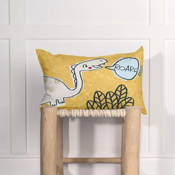 Cushion cover HappyFriday Moshi Moshi Dino Friends Multicolour 50 x 30 cm