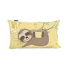 Cushion cover HappyFriday Moshi Moshi Happy Sloth Multicolour 50 x 30 cm