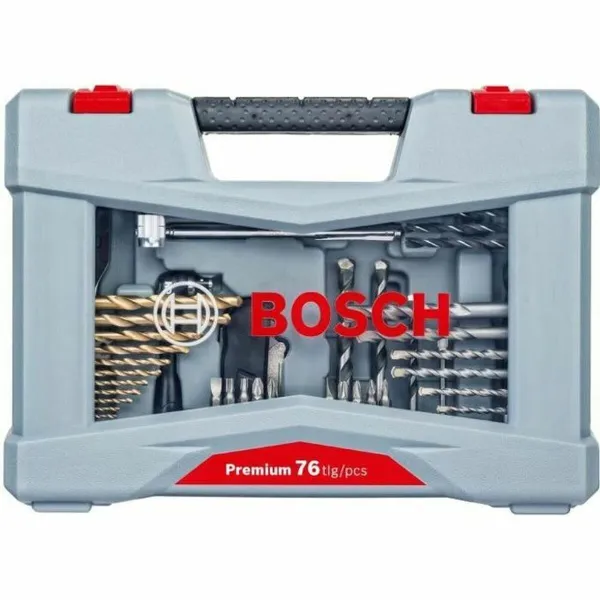 Kelasetti BOSCH 2608P00234 76 Kappaletta Ruostumaton teräs Kuljetussuoja