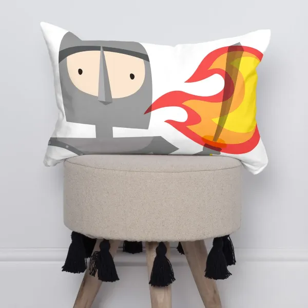 Cushion cover HappyFriday Mr Fox Knight Multicolour 50 x 30 cm