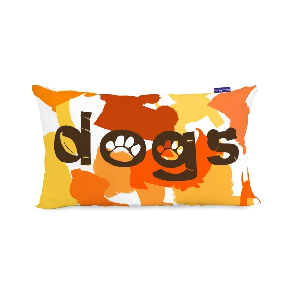 Cushion cover HappyFriday Mr Fox Dogs Multicolour 50 x 30 cm