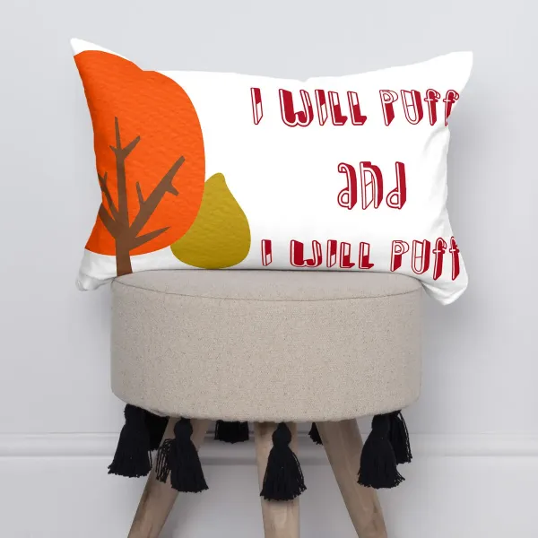 Cushion cover HappyFriday Mr Fox Piggys Multicolour 50 x 30 cm