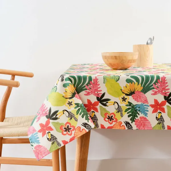 Stain-proof resined tablecloth Belum 0120-404 Multicolour 150 x 150 cm