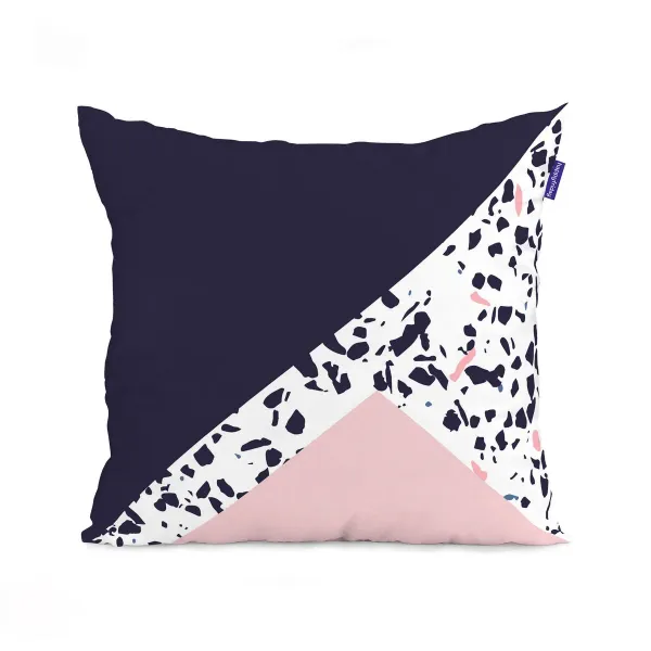 Cushion cover HappyFriday Blanc Terrazzo  Multicolour 2 Pieces