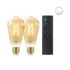 Gudra Spuldze Wiz ST64 E27 50 W Daudzkrāsains Bronza 7 W 640 lm (2 gb.)