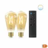 Gudra Spuldze Wiz ST64 E27 50 W Daudzkrāsains Bronza 7 W 640 lm (2 gb.)