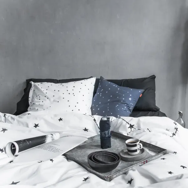 Cushion cover HappyFriday Blanc Constellation Multicolour 2 Pieces