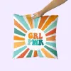 Cushion cover HappyFriday Aware Girl power Multicolour 50 x 50 cm 2 Pieces