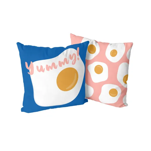 Cushion cover HappyFriday Aware Yummy Multicolour 50 x 50 cm